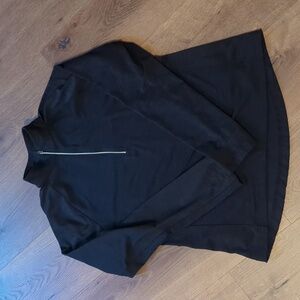 NWOT, Asics Black Quarter-Zip Pullover